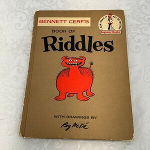 Bennett Cerfs Book Of Riddles Illustrated By Roy McKie 1960 Hardcover 1st Editio